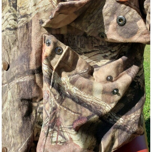 Arctic Shield Coat Men's Med Camo Hunting Front Zip Removal Hood Lined Jacket - Picture 6 of 16